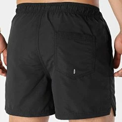 Promo 💯 Short De Bain A Bandes Bali Noir de Jack And Jones 🌟 -Jack And Jones Soldes jack and jones 319052 12183810 BLACK WHITE BAND 20220523T122722 04