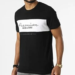 Vente flash ⭐ Tee 👕 Shirt Wider Noir de Jack And Jones 🥰