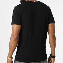 Vente flash ⭐ Tee 👕 Shirt Wider Noir de Jack And Jones 🥰 -Jack And Jones Soldes jack and jones 319187 12218514 BLACK 20220518T142547 04
