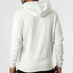 Tout neuf 🎁 Sweat Capuche Wallace Beige Chiné de Jack And Jones 🧨 -Jack And Jones Soldes jack and jones 319197 12213291 WHITE MEL 20220518T141829 04