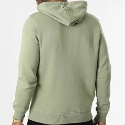 Grosses soldes 🛒 Sweat Capuche Wallace Vert Kaki de Jack And Jones 🛒 -Jack And Jones Soldes jack and jones 319198 12213291 OIL GREEN 20220518T143653 04