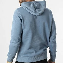 Tout neuf 🥰 Sweat Capuche Wallace Bleu Clair de Jack And Jones 😉 -Jack And Jones Soldes jack and jones 319199 12213291 BLUEFIN 20220518T143708 04