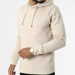 Sortie 🛒 Sweat Capuche Booster Beige de Jack And Jones ⭐ -Jack And Jones Soldes jack and jones 319240 12214554 CHATEAU GRAY 20220518T143732 03