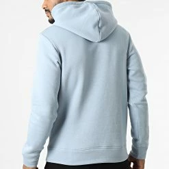 Le moins cher 😀 Sweat Capuche Booster Bleu Clair de Jack And Jones ✔️ -Jack And Jones Soldes jack and jones 319242 12214554 ASHLEY BLUE 20220518T141855 04