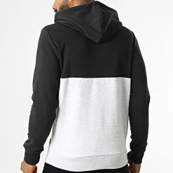 Top 10 🛒 Sweat Capuche Corp Block Noir Gris Chiné de Jack And Jones 👏 -Jack And Jones Soldes jack and jones 322341 12213309 TAP20SHOE 20220620T160821 04
