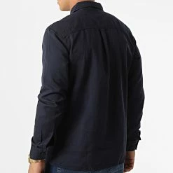 Budget 🥰 Surchemise Luvance Bleu Marine de Jack And Jones 🎁 -Jack And Jones Soldes jack and jones 322549 12208724 SEABORNE CONFORT FI 20220614T150319 04