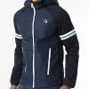 Meilleur prix 👍 Veste Zippée Capuche Logan Hybrid 12205616 Bleu Marine de Jack And Jones 🌟