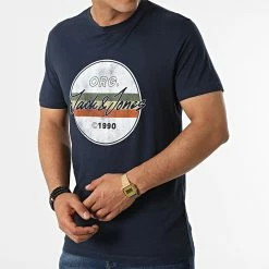 Les meilleures critiques de 🎉 Tee 👚 Shirt Brady Bleu Marine de Jack And Jones 🎁 -Jack And Jones Soldes jack and jones 323125 12205503 NAVY BLAZER 20220614T150203 03