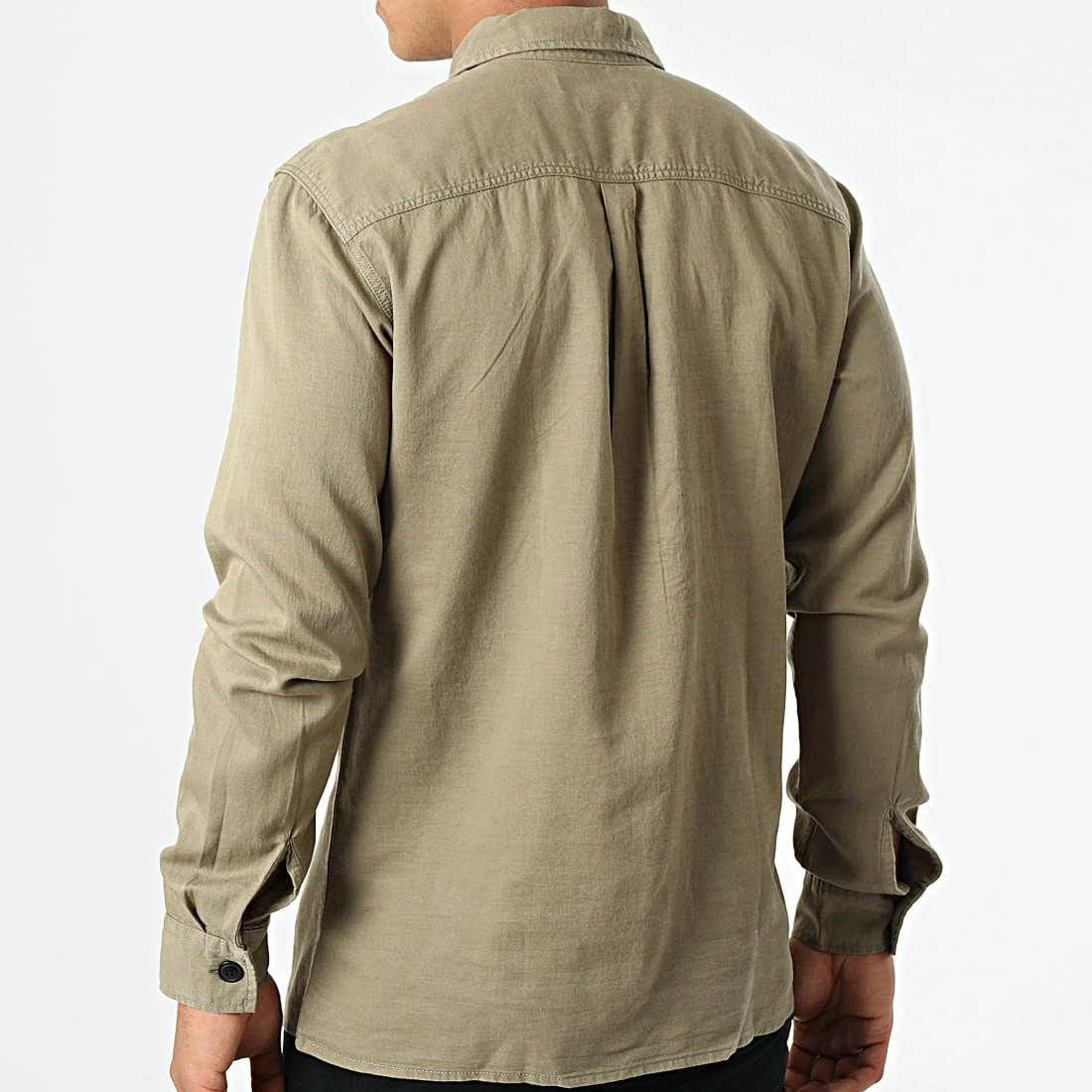 Remise 🤩 Surchemise Luvance Vert Kaki de Jack And Jones ⭐ 4 Remise 🤩 Surchemise Luvance Vert Kaki de Jack And Jones ⭐ – Image 4