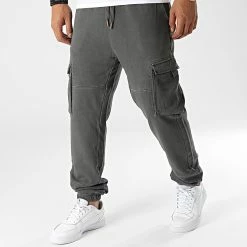 Meilleur prix 😉 Pantalon Cargo Bruce Gris Anthracite de Jack And Jones 🧨