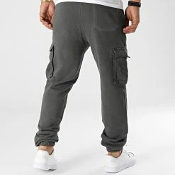 Meilleur prix 😉 Pantalon Cargo Bruce Gris Anthracite de Jack And Jones 🧨 -Jack And Jones Soldes jack and jones 323197 22021435 BLACK 20220621T121001 04