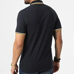 Tout neuf 😍 Polo Manches Courtes Paulos 12136668 Bleu Marine de Jack And Jones 😀 7 Tout neuf 😍 Polo Manches Courtes Paulos 12136668 Bleu Marine de Jack And Jones 😀 -Jack And Jones Soldes jack and jones 323570 12136668 DARK NAVY PLAY 20220617T154939 04