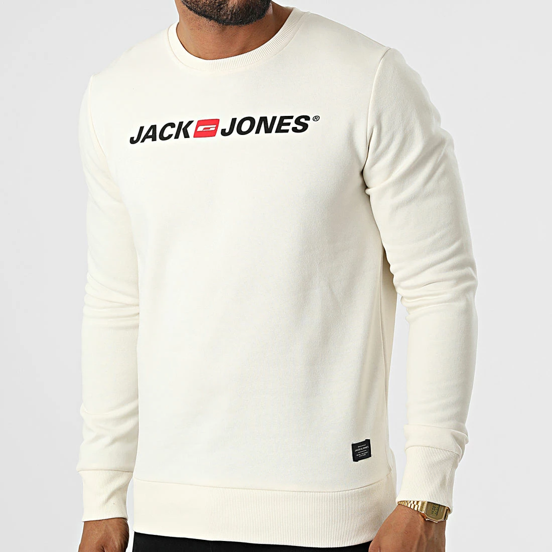 Bon marché 🥰 Sweat Crewneck Corps 12213307 Beige de Jack And Jones ⌛ 1 Bon marché 🥰 Sweat Crewneck Corps 12213307 Beige de Jack And Jones ⌛