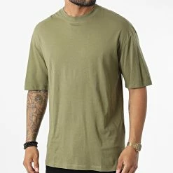 Meilleure vente 🤩 Tee 👕 Shirt Brink Vert Kaki de Jack And Jones 👍