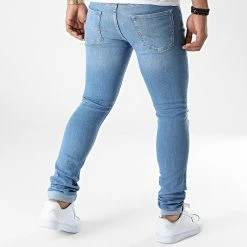 Meilleure vente 🥰 Jean Skinny Liam Original Bleu Denim de Jack And Jones 🤩 -Jack And Jones Soldes jack and jones 326108 12212789 BLUE DENIM 20220630T160924 04