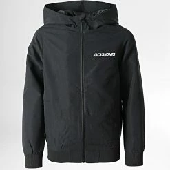 Top 10 ⌛ Veste Bomber Capuche Enfant Rush Noir de Jack And Jones 😉