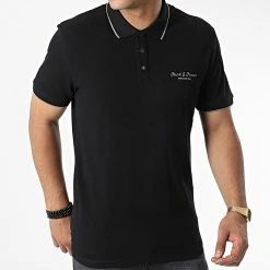 Meilleure affaire 👏 Polo A Manches Courtes Berg Noir de Jack And Jones 🎉 6 Meilleure affaire 👏 Polo A Manches Courtes Berg Noir de Jack And Jones 🎉 -Jack And Jones Soldes jack and jones 326152 12215437 BLACK 20220706T160216 03