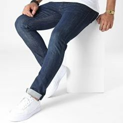 Vente flash 🛒 Jean Slim Glenn Original Bleu Brut de Jack And Jones 🔔 -Jack And Jones Soldes jack and jones 326159 12212795 BLUE DENIM 20220706T160013 03
