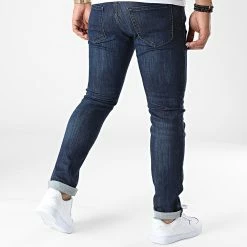 Vente flash 🛒 Jean Slim Glenn Original Bleu Brut de Jack And Jones 🔔 -Jack And Jones Soldes jack and jones 326159 12212795 BLUE DENIM 20220706T160015 04