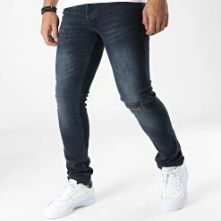 Promo 😍 Jean Slim Glenn Original Bleu Brut de Jack And Jones 🧨