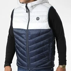 Sortie 🥰 Doudoune Capuche Sans Manches Hero Camel Gris Clair Bleu Marine de Jack And Jones 🥰