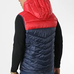 Acheter 🧨 Doudoune Capuche Sans Manches Hero Bleu Marine Rouge de Jack And Jones 😀 -Jack And Jones Soldes jack and jones 326223 12211789 NAVY BLAZER TRUE RED 20220706T155353 04