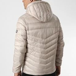 Promo 🧨 Doudoune Capuche Hero Beige de Jack And Jones 🌟 -Jack And Jones Soldes jack and jones 326297 12211785 CROCKERY 20220706T155458 04