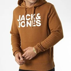 Vente flash ✔️ Sweat Capuche Corp Logo 12152840 Marron de Jack And Jones 💯 6 Vente flash ✔️ Sweat Capuche Corp Logo 12152840 Marron de Jack And Jones 💯 -Jack And Jones Soldes jack and jones 326314 12152840 RUBBER 20220706T160922 03