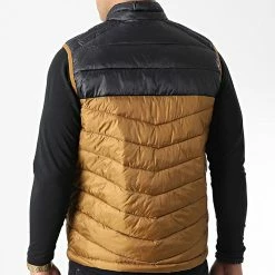 Nouveau ⭐ Doudoune Sans Manches Hero Bodywarmer 12211790 Noir Marron de Jack And Jones 👍 -Jack And Jones Soldes jack and jones 326351 12211790 RUBBER BLOCKED 20220706T161452 04