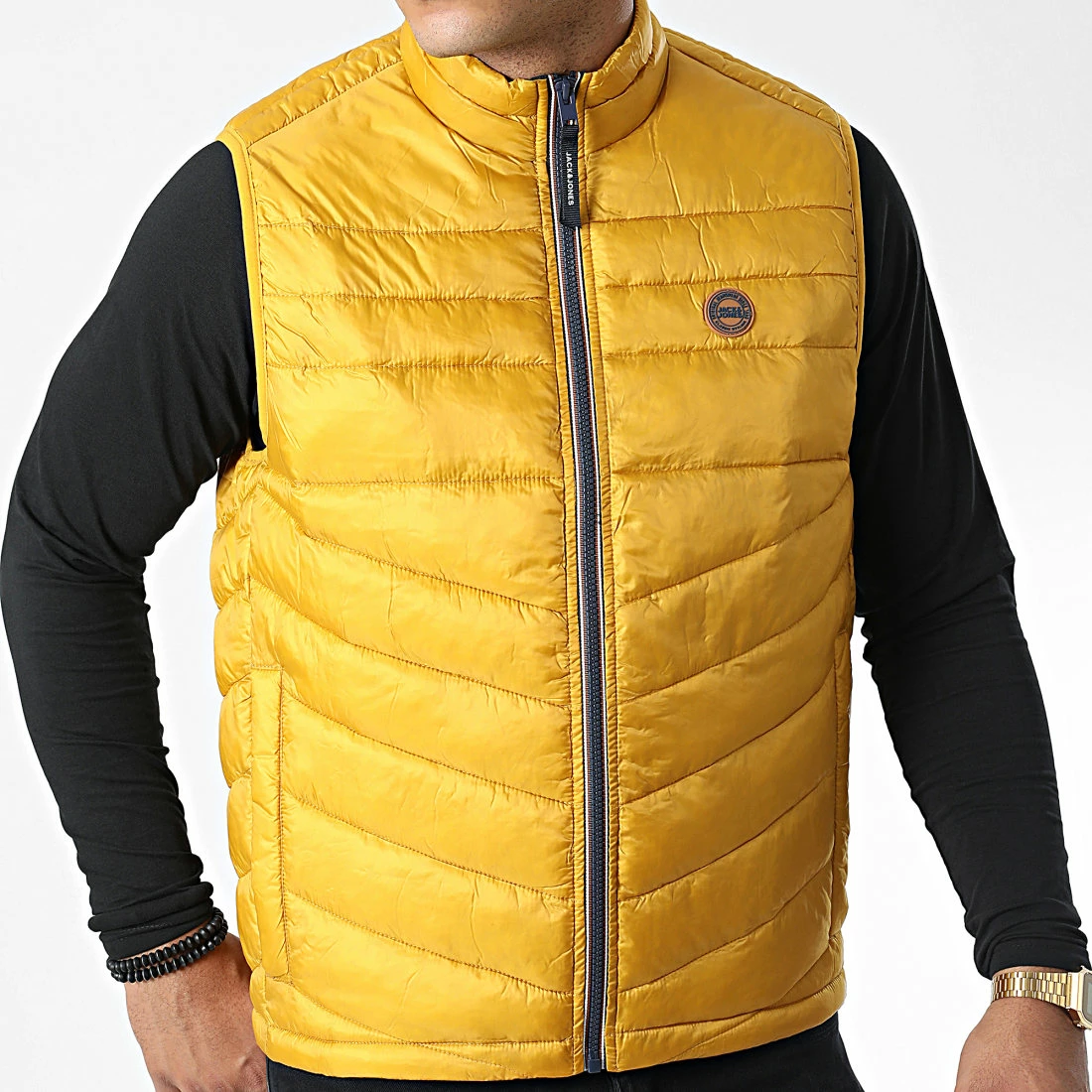 Budget ❤️ Doudoune Sans Manches Hero Bodywarmer 12211790 Jaune Moutarde de Jack And Jones 💯 1 Budget ❤️ Doudoune Sans Manches Hero Bodywarmer 12211790 Jaune Moutarde de Jack And Jones 💯