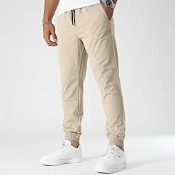 Vente flash 🎁 Jogger Pant Gordon Lane 12193096 Beige de Jack And Jones ⭐ -Jack And Jones Soldes jack and jones 326356 12193096 CROCKERY 20220701T145829 01