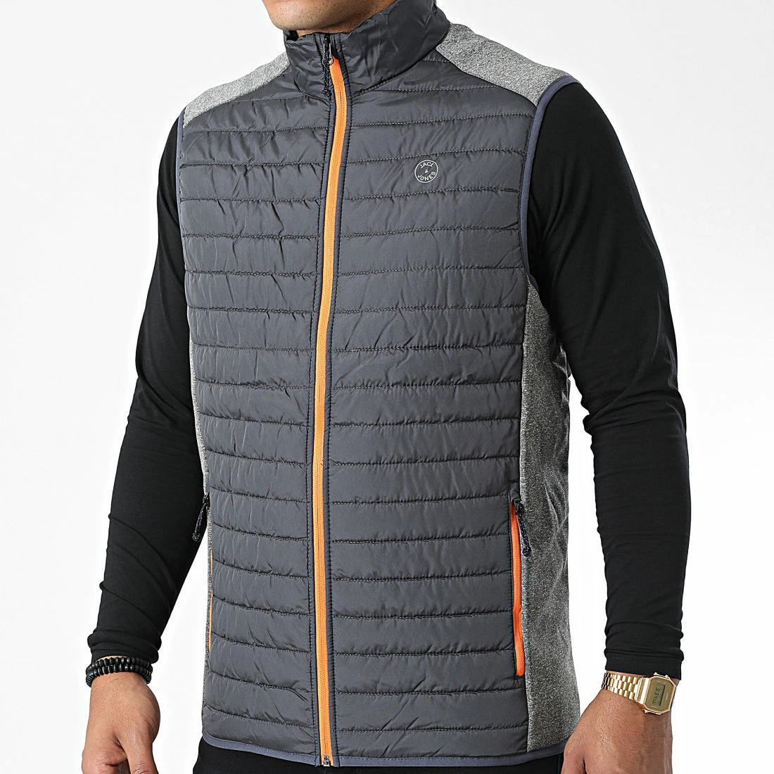 Grosses soldes ⌛ Veste Zippée Multi Bodywarmer Collar 12200684 Gris Anthracite de Jack And Jones ❤️ 1 Grosses soldes ⌛ Veste Zippée Multi Bodywarmer Collar 12200684 Gris Anthracite de Jack And Jones ❤️