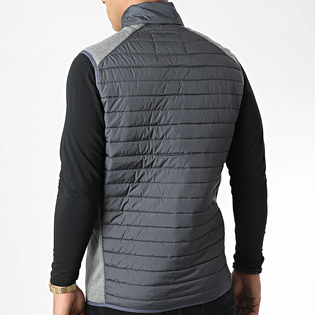 Grosses soldes ⌛ Veste Zippée Multi Bodywarmer Collar 12200684 Gris Anthracite de Jack And Jones ❤️ 4 Grosses soldes ⌛ Veste Zippée Multi Bodywarmer Collar 12200684 Gris Anthracite de Jack And Jones ❤️ – Image 4