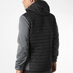Top 10 💯 Veste Zippée Capuche Multi Quilted 12182242 Noir Gris Anthracite de Jack And Jones ✨ -Jack And Jones Soldes jack and jones 326391 12182242 BLACK GREY MEL 20220704T161040 04