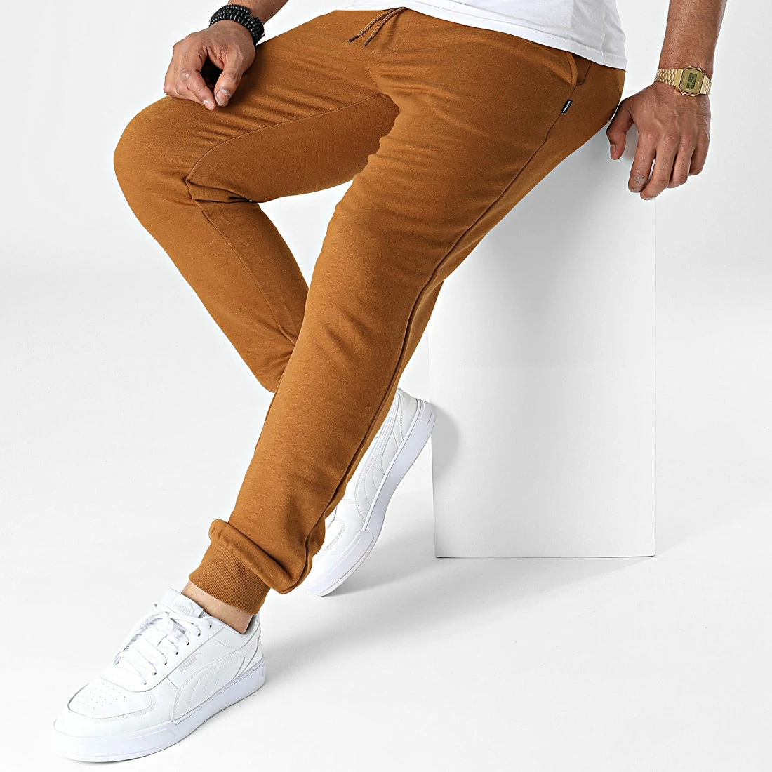Budget 🥰 Pantalon Jogging Gordon 12195726 Marron de Jack And Jones 💯 3 Budget 🥰 Pantalon Jogging Gordon 12195726 Marron de Jack And Jones 💯 – Image 3