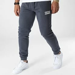 Meilleur prix 🛒 Pantalon Jogging Gordon Soft 12178421 Bleu Marine de Jack And Jones 🎁