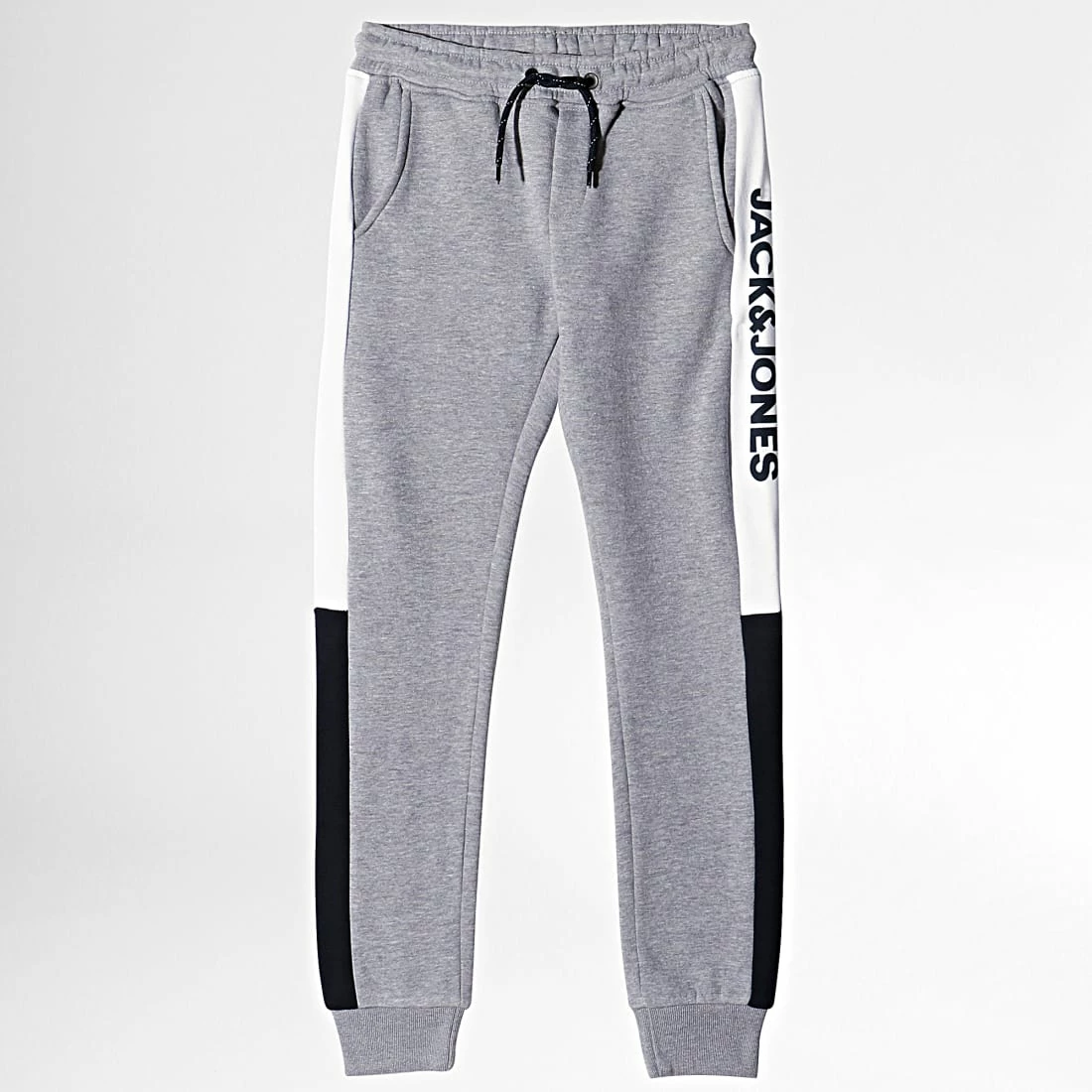 Offres 🎉 Pantalon Jogging Enfant Logo Block Gris Chiné de Jack And Jones ❤️ 1 Offres 🎉 Pantalon Jogging Enfant Logo Block Gris Chiné de Jack And Jones ❤️