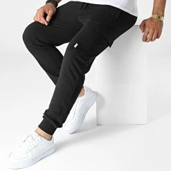 Vente flash 💯 Pantalon Jogging Gordon Cargo 12212170 Noir de Jack And Jones 🌟 -Jack And Jones Soldes jack and jones 326510 12212170 BLACK 20220701T122755 03