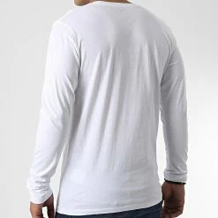 Nouveau 🔥 Tee 👚 Shirt Manches Longues Jerrys 12222085 Blanc de Jack And Jones 💯 -Jack And Jones Soldes jack and jones 326514 12222085 BRIGHT WHITE SMALL 20220706T160329 04