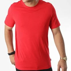 Nouveau 🎉 Tee 👚 Shirt Organic Basic 12156101 Rouge de Jack And Jones 🥰 -Jack And Jones Soldes jack and jones 326517 12156101 TRUE RED 20220706T161653 03