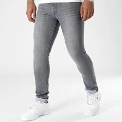 Offres 🌟 Jean Slim Glenn Original Gris de Jack And Jones 💯