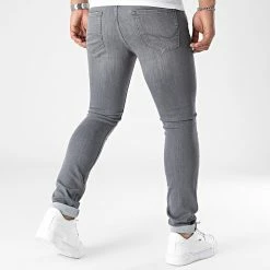 Offres 🌟 Jean Slim Glenn Original Gris de Jack And Jones 💯 -Jack And Jones Soldes jack and jones 326565 12212785 GREY DENIM 20220704T075257 04