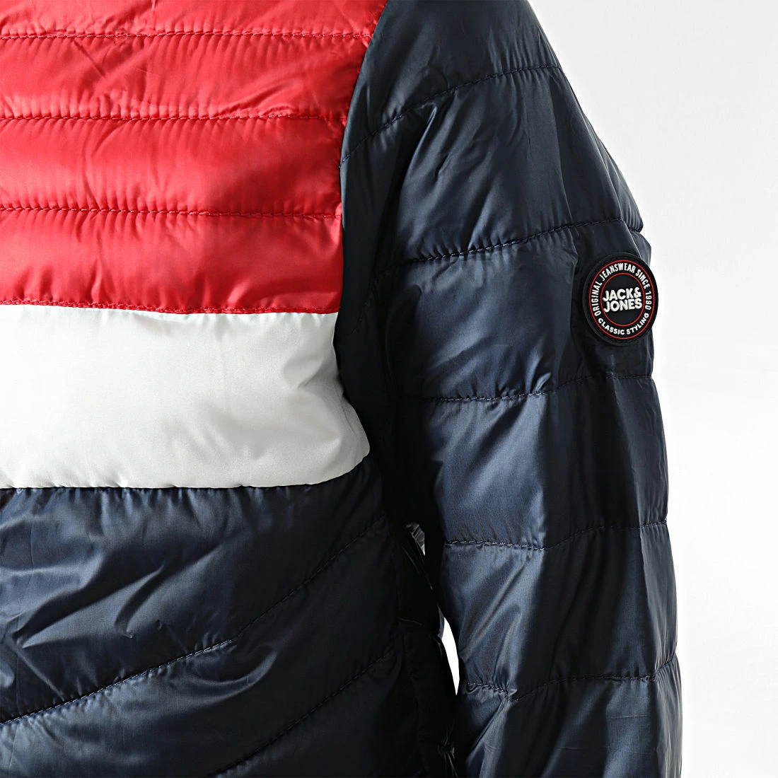 Tout neuf 👍 Doudoune Capuche Enfant Hero Bleu Marine Rouge de Jack And Jones 👍 2 Tout neuf 👍 Doudoune Capuche Enfant Hero Bleu Marine Rouge de Jack And Jones 👍 – Image 2