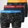 Nouveau 🌟 Lot De 3 Boxers Tattoo Skull Noir de Jack And Jones 👏