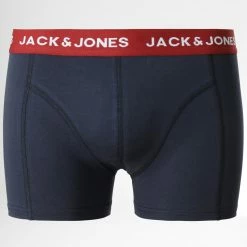 Nouveau 🌟 Lot De 3 Boxers Tattoo Skull Noir de Jack And Jones 👏 -Jack And Jones Soldes jack and jones 326807 12214586 NAVY BLAZER BLACK TA 20220719T151915 04