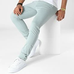 Top 10 ❤️ Pantalon Chino Slim Marco Bowie Gris Clair de Jack And Jones ❤️ -Jack And Jones Soldes jack and jones 326943 12212140 SLATE GRAY 20220706T155912 03