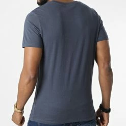 Tout neuf 🛒 Tee 👕 Shirt Corp Logo Gris Ardoise de Jack And Jones 🛒 -Jack And Jones Soldes jack and jones 326989 12151955 OMBRE BLUE 20220708T121748 04