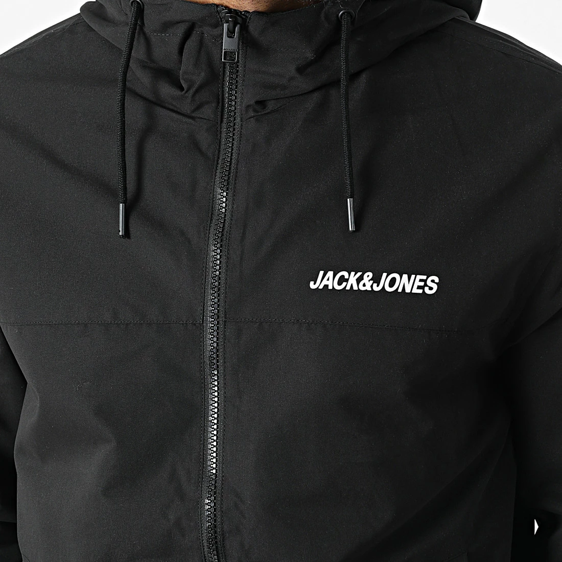 Offres ⌛ Veste Zippée Capuche Rush Noir de Jack And Jones 😍 2 Offres ⌛ Veste Zippée Capuche Rush Noir de Jack And Jones 😍 – Image 2