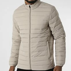 Nouveau 🔔 Doudoune Recycle Beige de Jack And Jones 🥰