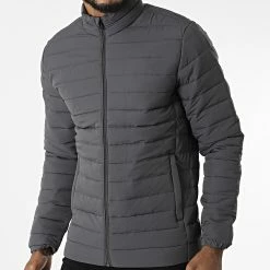 Budget 🎁 Doudoune Recycle Gris de Jack And Jones ⌛